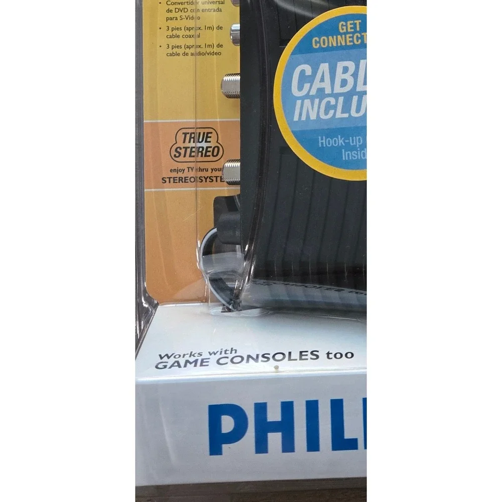 Philips Universal DVD Connection Kit Cables Included 4 DVD TV Game Consoles NEW